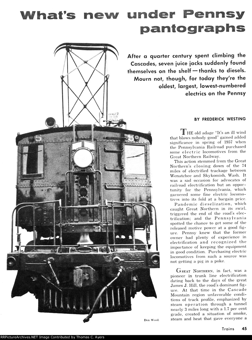 Pennsys "New" FF-2 Electrics, Page 45, 1958